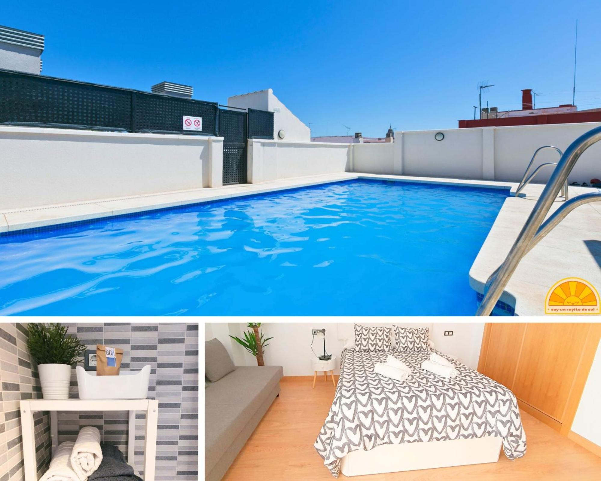 Precioso Estudio Con Piscina 马拉加 外观 照片